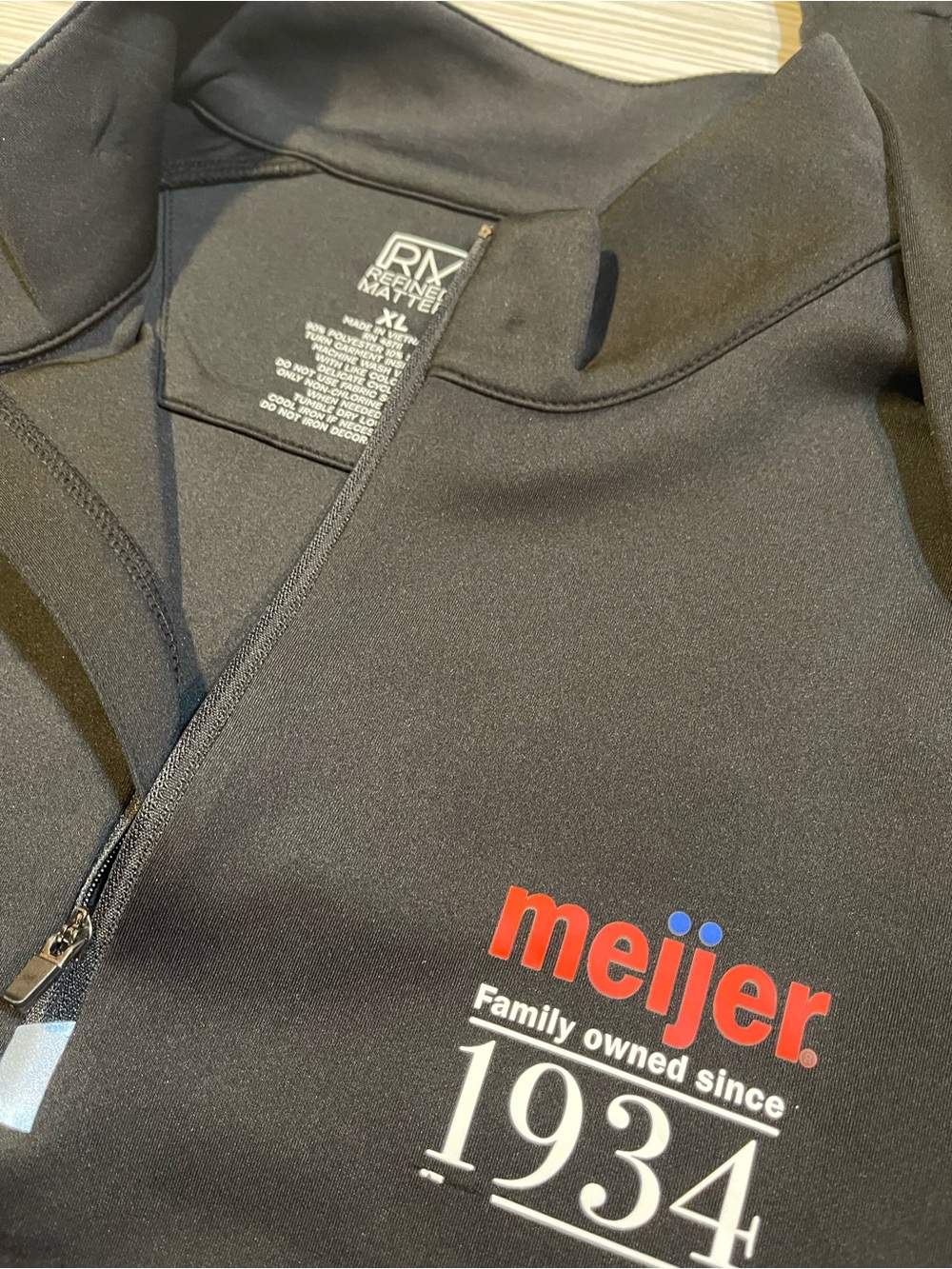 Meijer Black Lightweight Jacket XL